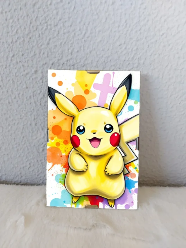 Quadro Pikachu 10x15cm