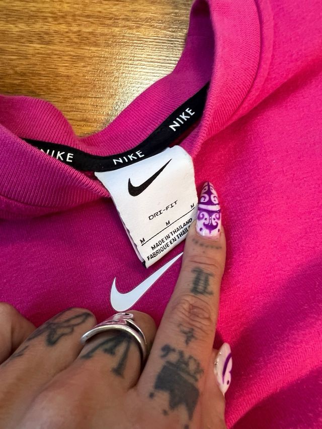 Conjunto Nike rosa/morado