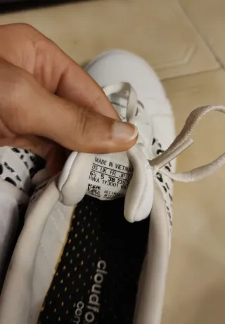 Zapatillas Adidas courtpoint blancas leopardo