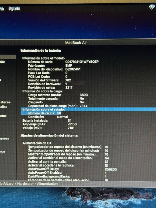 MacBook Air 13" 2012 ¡BATERÍA NUEVA! 250GB SSD