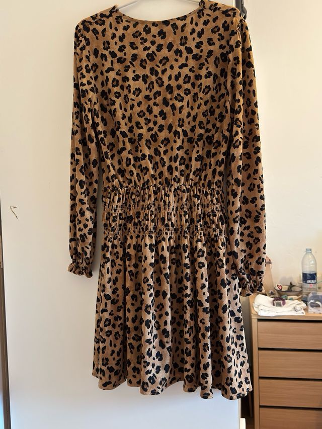 Vestido estampado animal