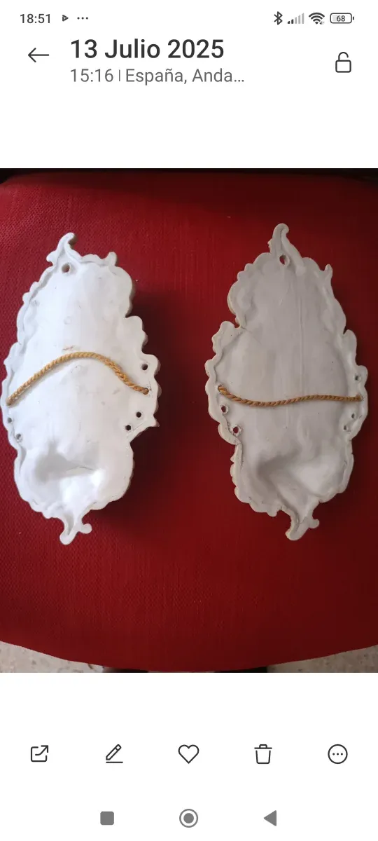 Pareja antigua de biscuit