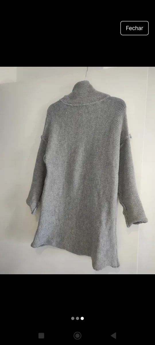 Camisola de Malha Cinza NOVA - 8€