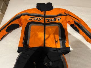 Conjunto Ropa Esquí Niño Spyder Naranja