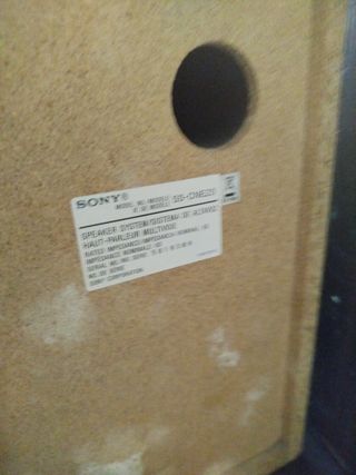 Radio cd e giradischi Sony con altoparlanti