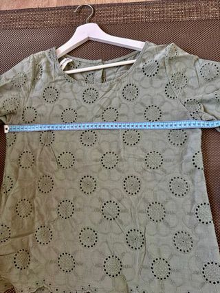 Blusa verde New Collection bordada