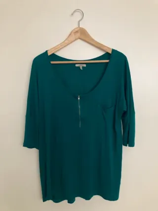 Camiseta ZaraVerde Azulado