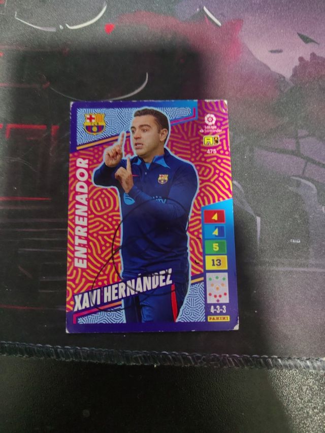 Carta Xavi Hernández Entrenador + Autógrafo