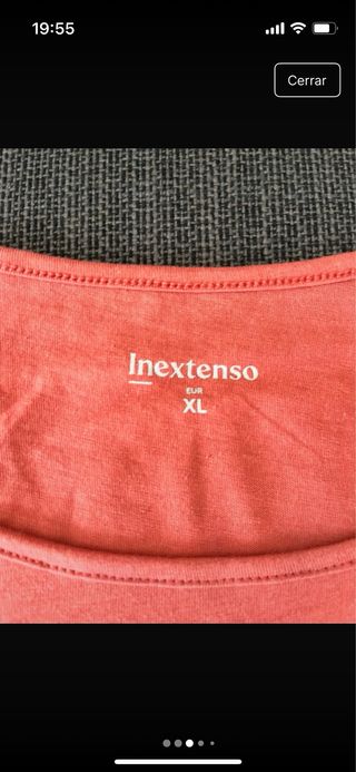 Camiseta tirantes naranja talla XL