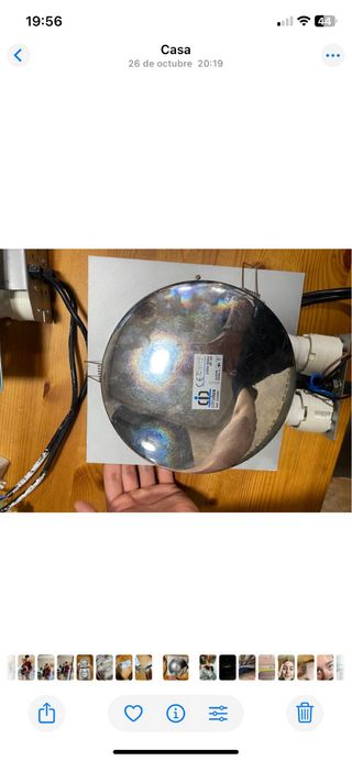 Focos empotrables profesionales (2 unidades)+balas