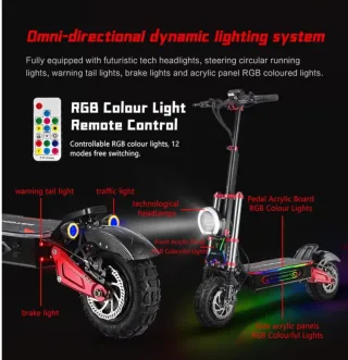 Patinete Eléctrico Todoterreno con doble motor