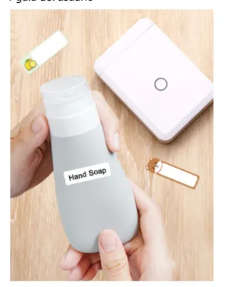 Mini impresora de etiquetas para hogar y oficina