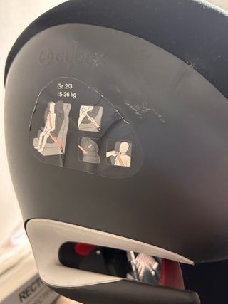 Silla coche grupo 2/3 CUBEX PERFECTO ESTADO