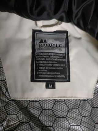 Chaqueta de nieve blanca Talla M