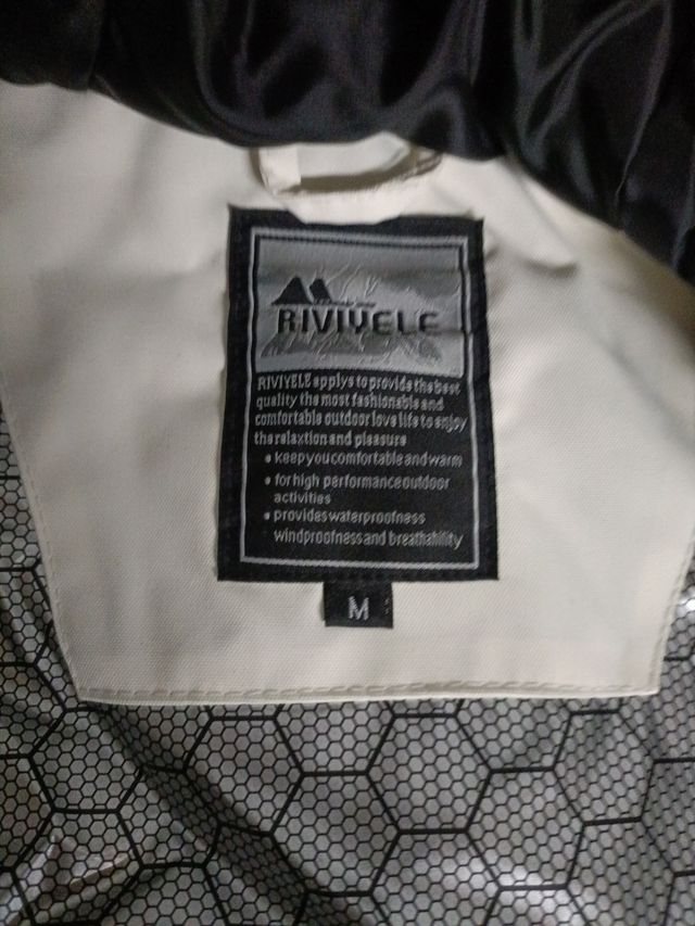 Chaqueta de nieve blanca Talla M