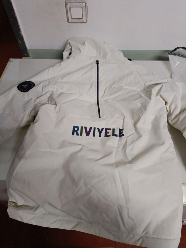 Chaqueta de nieve blanca Talla M