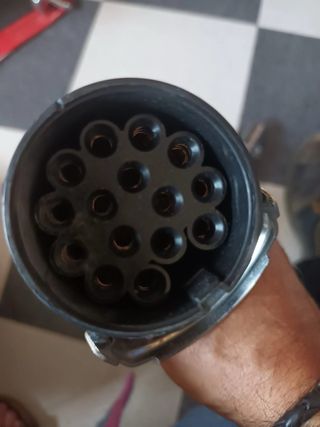 Manguera espiral conexión tractor-remolque camión