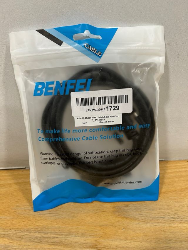 Cable BENFEI DVI-D a VGA 1.8m