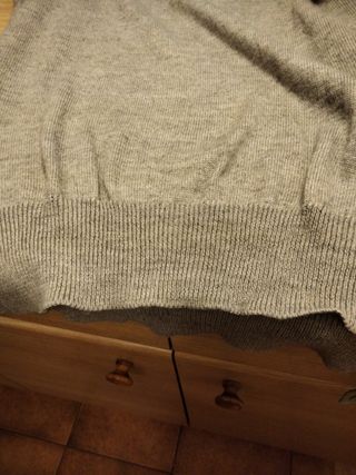 Jersey de lana talla M color gris