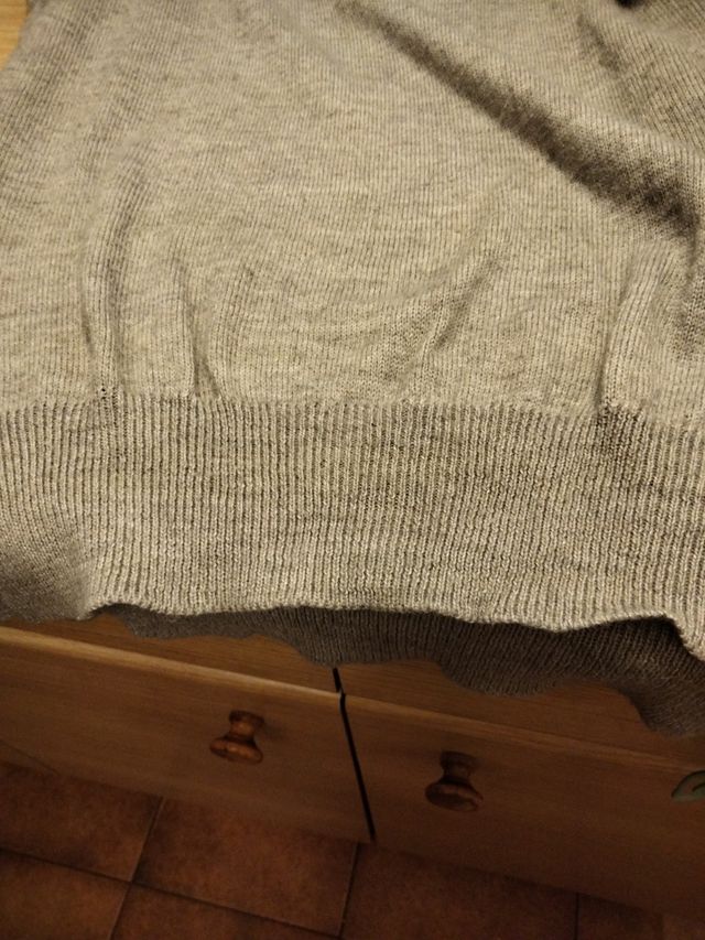 Jersey de lana talla M color gris