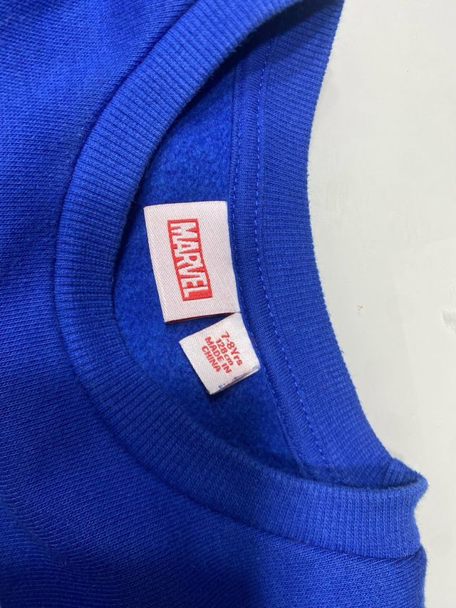 Sudadera Marvel Niño Azul