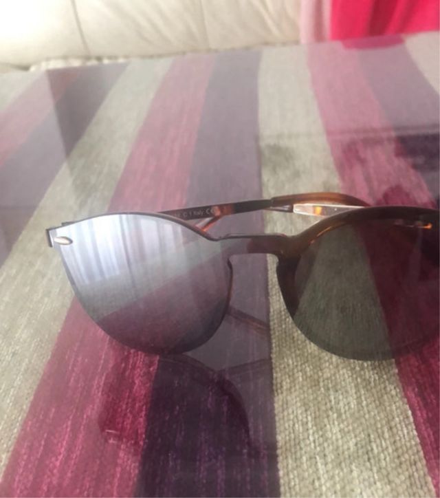 Gafas de sol espejo marrones