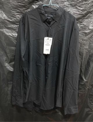 Camisa Zara Negra Talla L