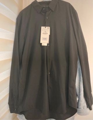 Camisa Zara Negra Talla L