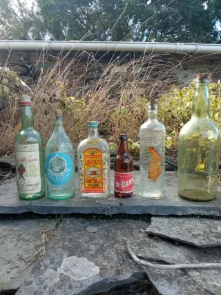 Bottiglie vintage Fundador, Fontecelta, Larios...