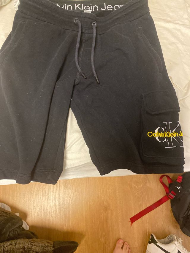 Calvin Klein Cargo Shorts Negros Originales