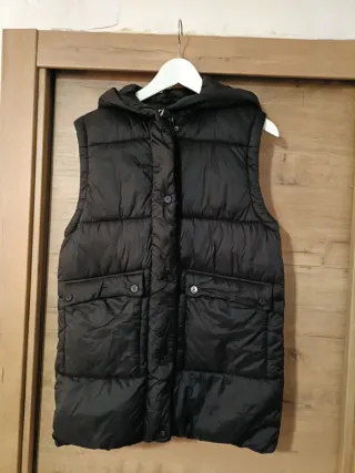 Chaleco Zara Talla 11/12 Negro