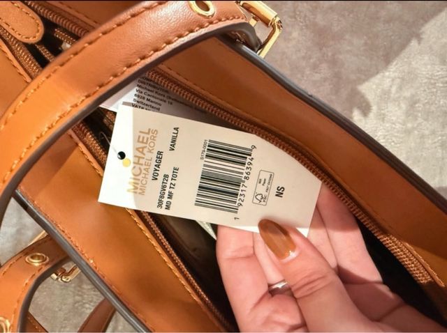 Bolso Michael Kors Blanco y Marrón