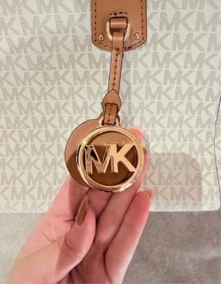 Bolso Michael Kors Blanco y Marrón