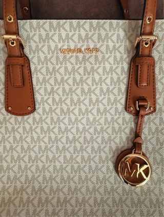 Bolso Michael Kors Blanco y Marrón