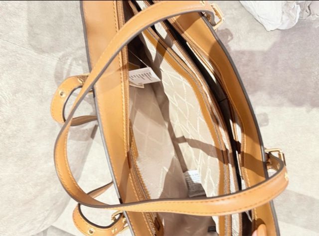 Bolso Michael Kors Blanco y Marrón