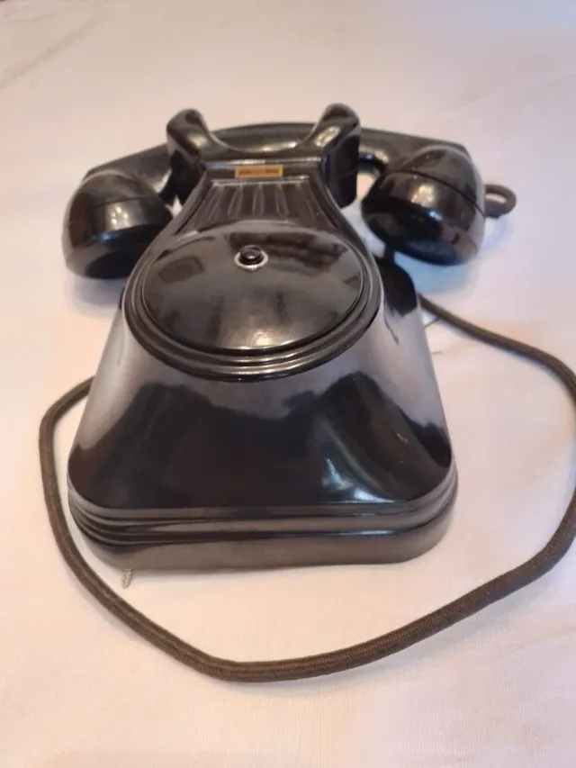 Telefone Antigo Supletório Preto