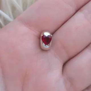 CHARM CLIP CORAZON ROJO