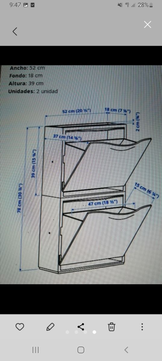 Zapatero infantil azul