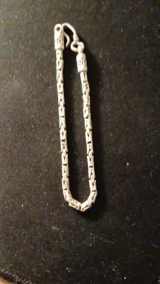 Pulsera de plata estilo bizantino