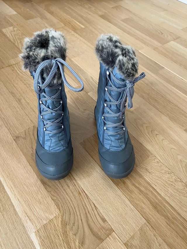 Botas Apres Ski con pelo y cordones