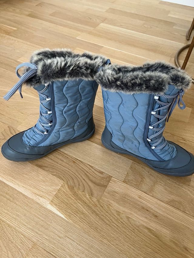 Botas Apres Ski con pelo y cordones