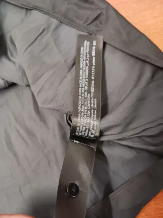 Camisa Massimo Dutti Negra Manga Larga Mujer