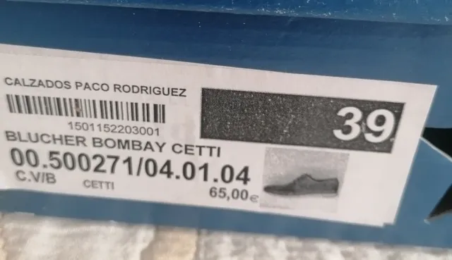 Zapatos Cetti Piel Marrón Talla 39