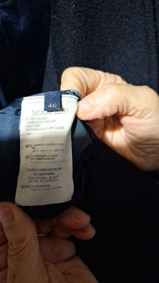 Giacca Caban Trussardi Uomo Nera