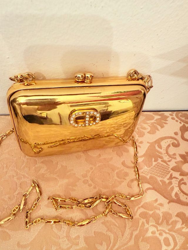 Bolso Christian Dior Metálico Vintage oig ofertas
