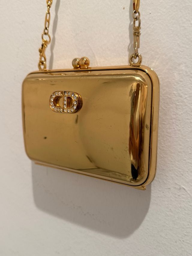 Bolso Christian Dior Metálico Vintage oig ofertas