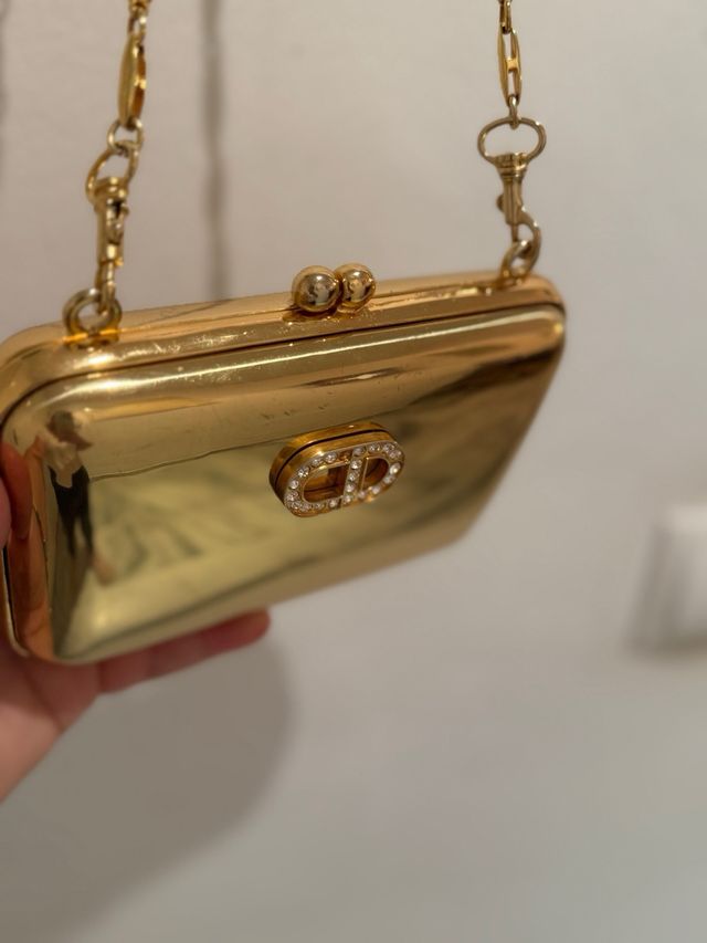 Bolso Christian Dior Metálico Vintage oig ofertas