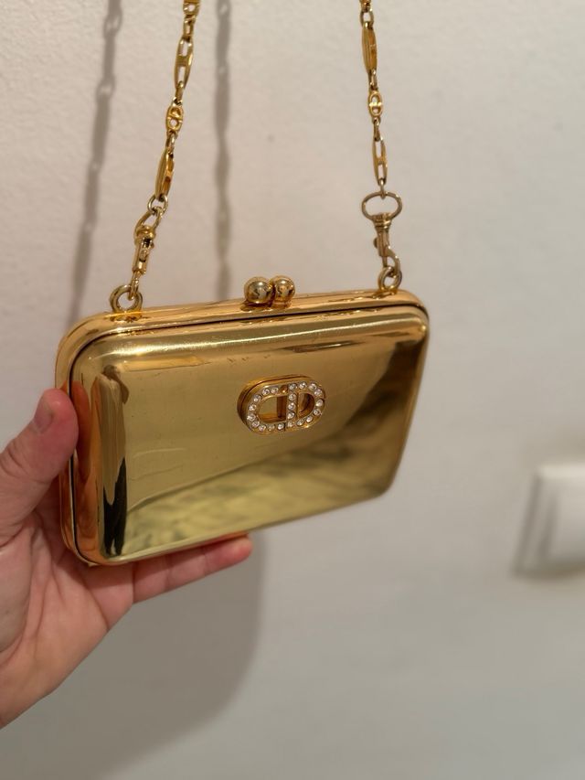 Bolso Christian Dior Metálico Vintage oig ofertas