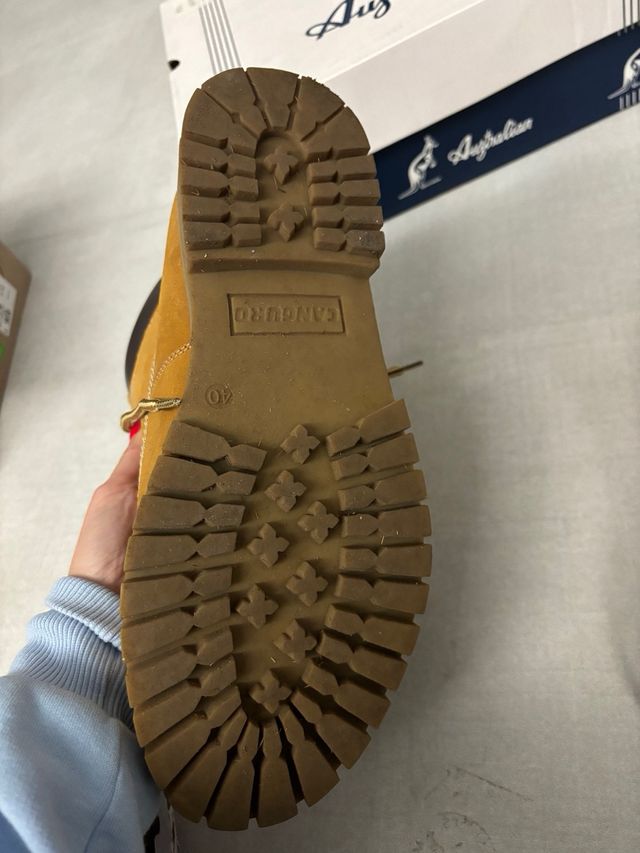 Scarponcini uomo Canguro beige/marrone