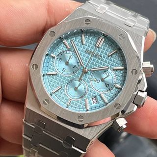 Seiko Mod Royal Oak "SkyBlue Chrono"